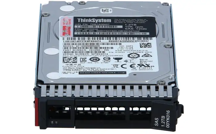 ThinkSystem 2.5in 1.2TB 10K SAS 12Gb Hot Swap 512n HDD 7XB7A00027