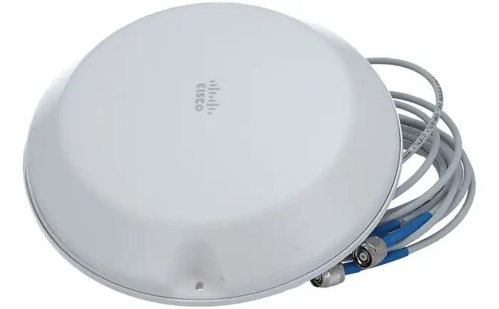 2.4 GHz 2.5dBi/5 GHz 3.5dBi 802.11n Omni Antenna, RP-TNC AIR-ANT2451NV-R