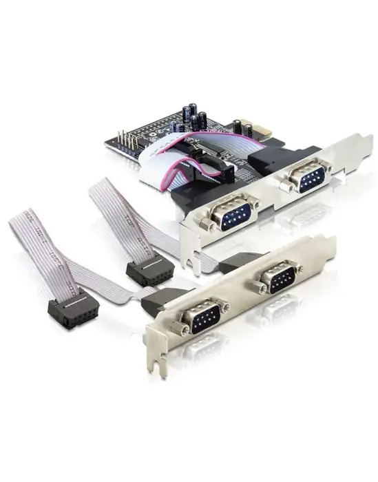 CONTROLLER 4x SERIAL DELOCK RS-232 PCI-EX