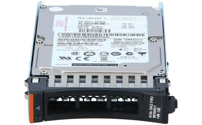 IBM 146GB 2.5in SFF Slim-HS 15K 6Gbps SAS SED 90Y8944