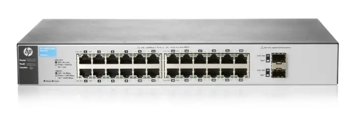 SWITCH ETH 24P 1GBE & 2X1GB SFP HP 1810-24G v2 J9803A