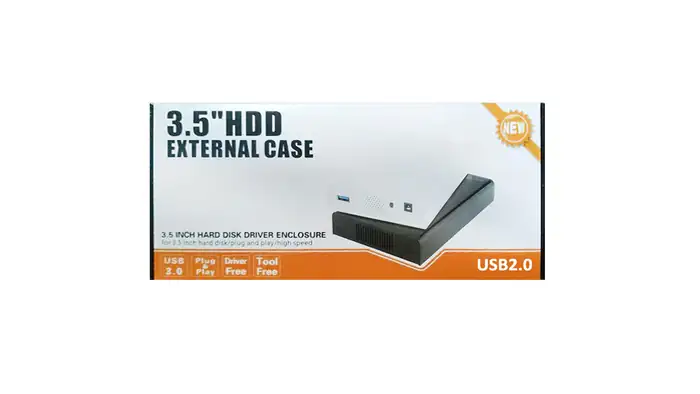 EXTERNAL ENCLOSURE CASE USB 2.0 FOR 3.5'' HDD