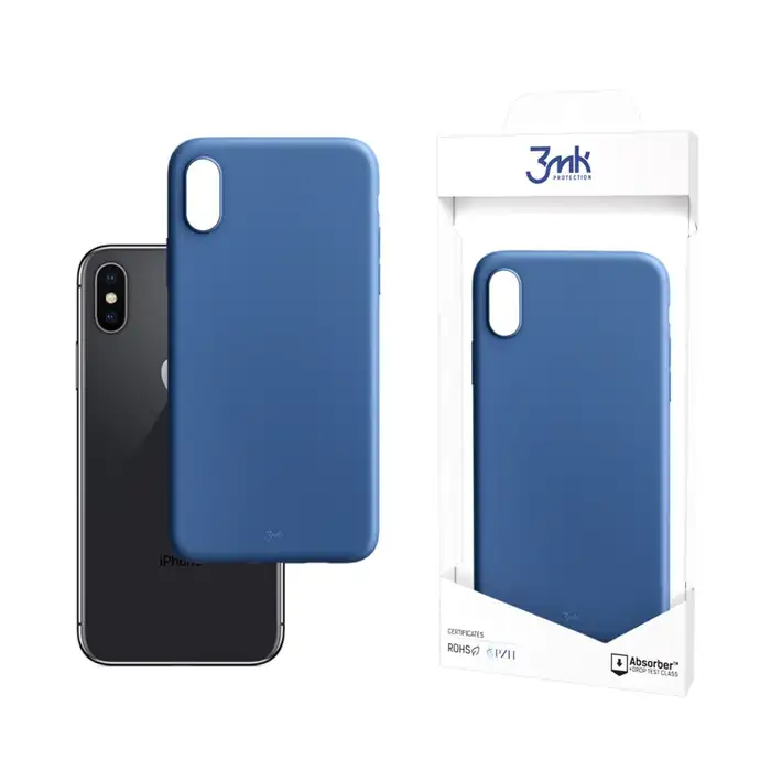 Apple iPhone X/XS - 3mk Matt Case blueberry