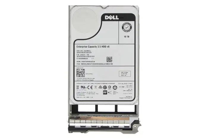 10TB 7.2K 3.5 SAS 12G 512e ST10000NM256 YF87J