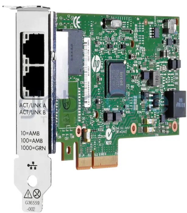 NIC ETH 1GB HP 2P 361T ADAPTER PCIE 656241-001