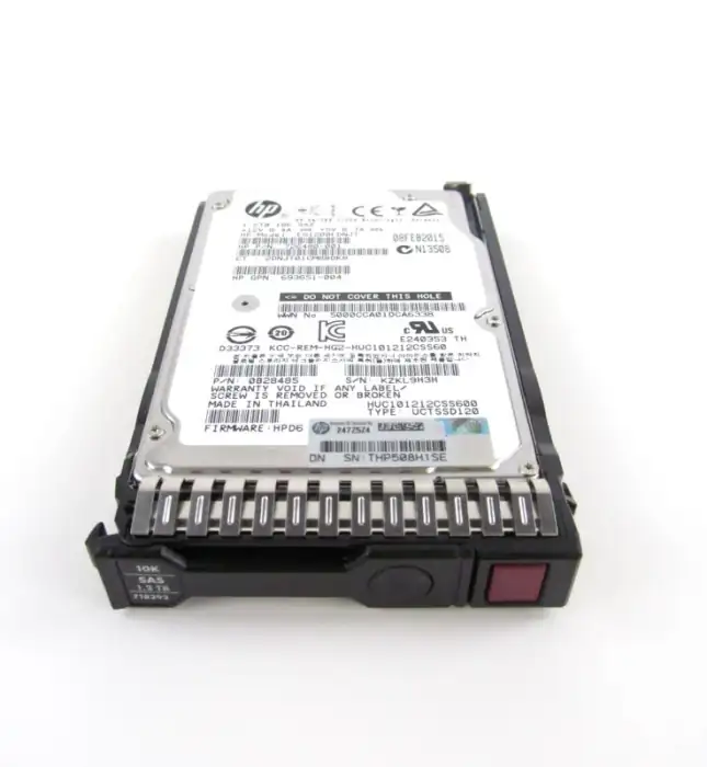 HP 1.2TB SAS 6G 10K SFF HDD for G8-G10 Servers 718292-001