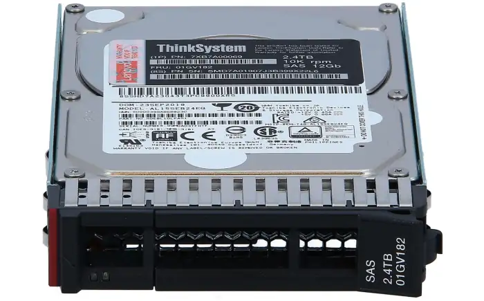 ThinkSystem 2.5in 2.4TB 10K SAS 12Gb Hot Swap 512e HDD 7XB7A00069