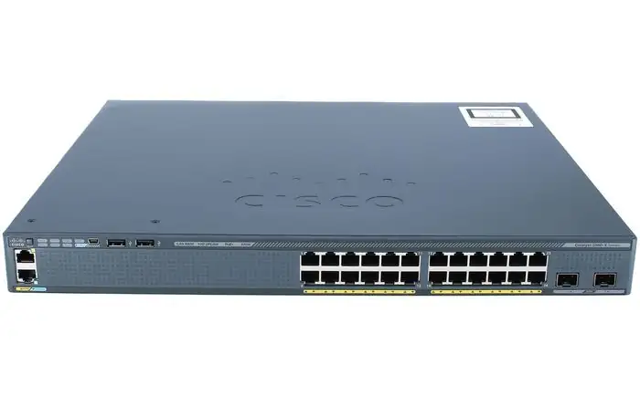 Catalyst 2960-X 24 GigE PoE 370W, 2 x 10G SFP+ LAN Base WS-C2960X-24PD-L