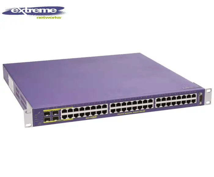 SWITCH ETH 48P 1GBE 4x1GBE SFP EXTREME NETWORKS SUMMIT 400-48t L3 MANAGED