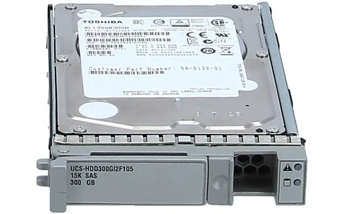 Cisco 300GB 6Gb SAS 15K RPM SFF HDD/hot plug/drive UCS-HDD300GI2F105