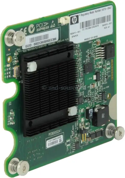HP 4X QDR 2-Ports Mezz HCA for Bladesystem 593411-001