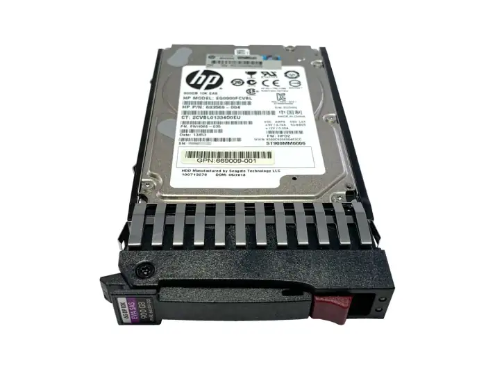 HP 900GB SAS 6G 10K SFF HDD for EVA Storage 665749-001
