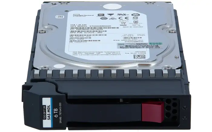 HP 6TB SAS 12G 7.2K LFF HDD for MSA Storage 787643-001