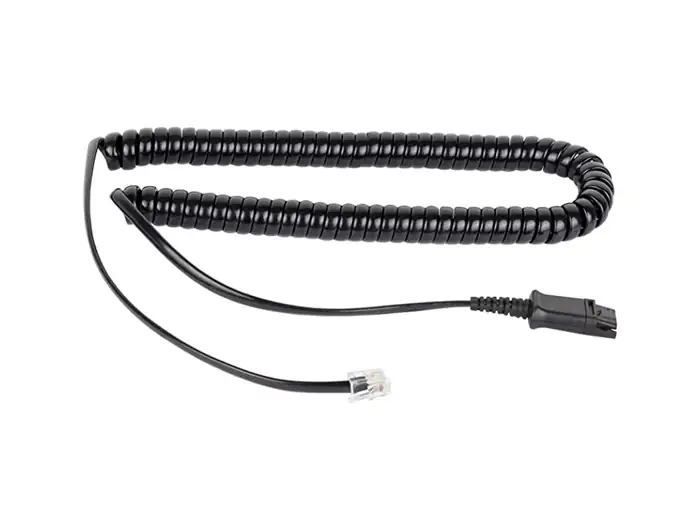 CABLE TELEPHONE SPIRAL FOR HANDSET CISCO BLACK BULK