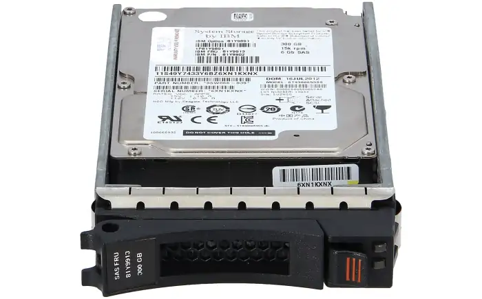 300GB 2.5inch 15K 6Gb SAS HDD 81Y9913-T10PI