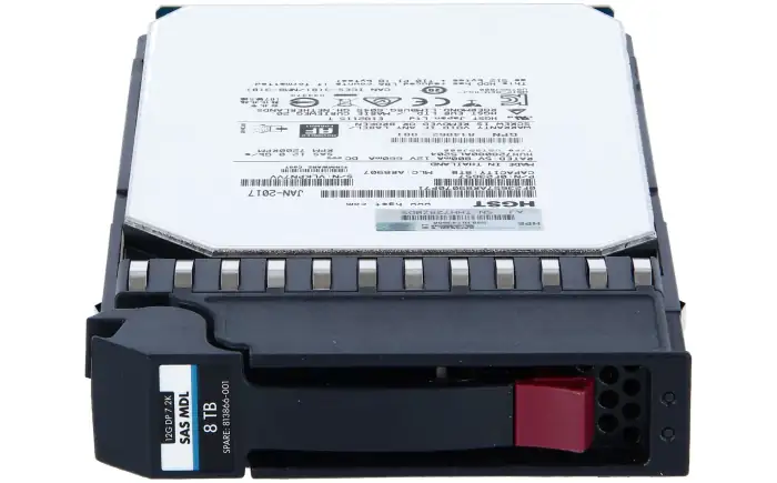 HP 8TB SAS 12G 7.2K LFF HDD for MSA Storage  814062-001-MSA