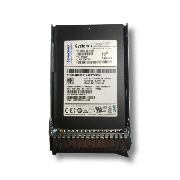 PM863a 240GB Enterprise Entry SATA G3HS 2.5 SSD 00YC390