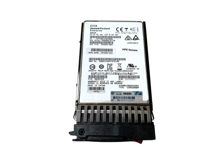 HP 800GB SAS 12G EM SFF SSD for MSA Storage 787337-001