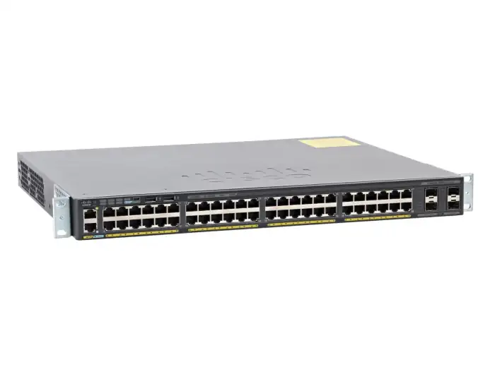 SWITCH ETH 48P 1GBE 4X1GBE SFP CISCO 2960X LAN Base POE+ 740W
