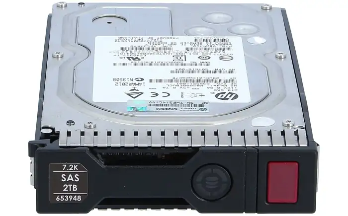 HP 2TB SAS 6G 7.2K LFF HDD for G8-G10 Servers 653948-001