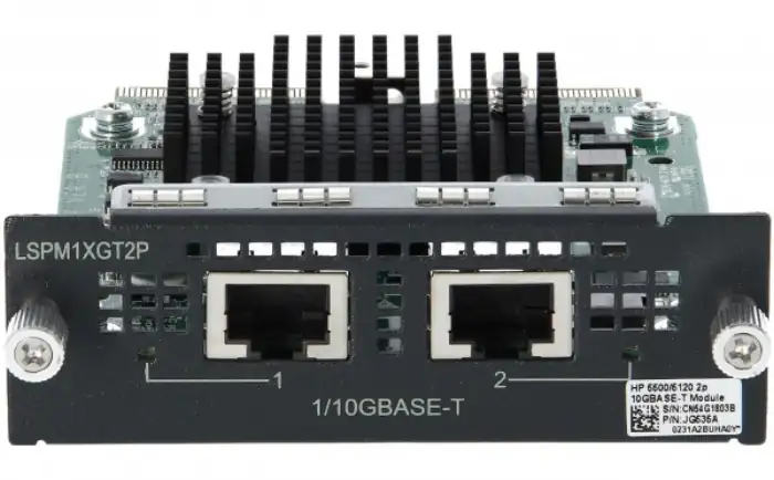 HPE FlexNetwork 5500/5120 2-port 10GBASE-T Module JG535A