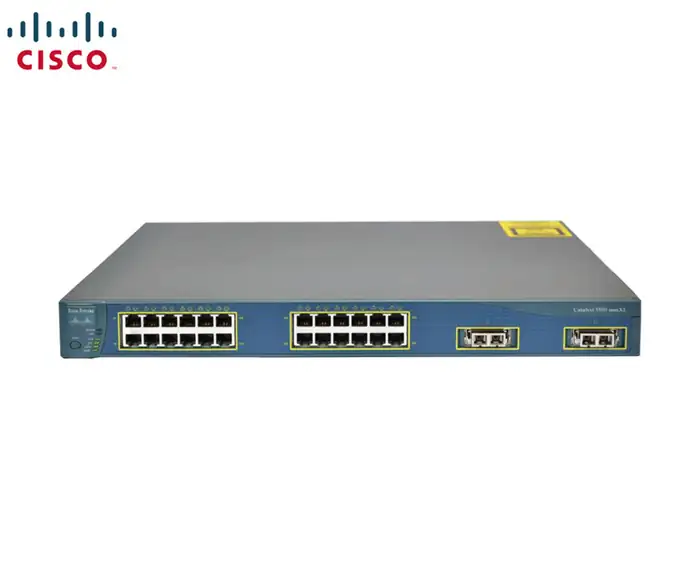 SWITCH ETH 24P 100MB 2x1GBE GBIC CISCO CAT C3524XL