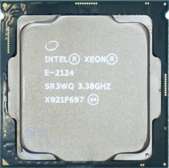 Intel E-2124 3.30GHz 4C 8M 71W SR3WQ