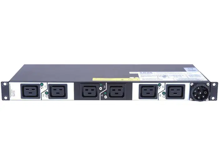 PDU 6-OUTLETS IBM 39Y8920, 6XC19, 220-240V, 1PH, 63A, 1U