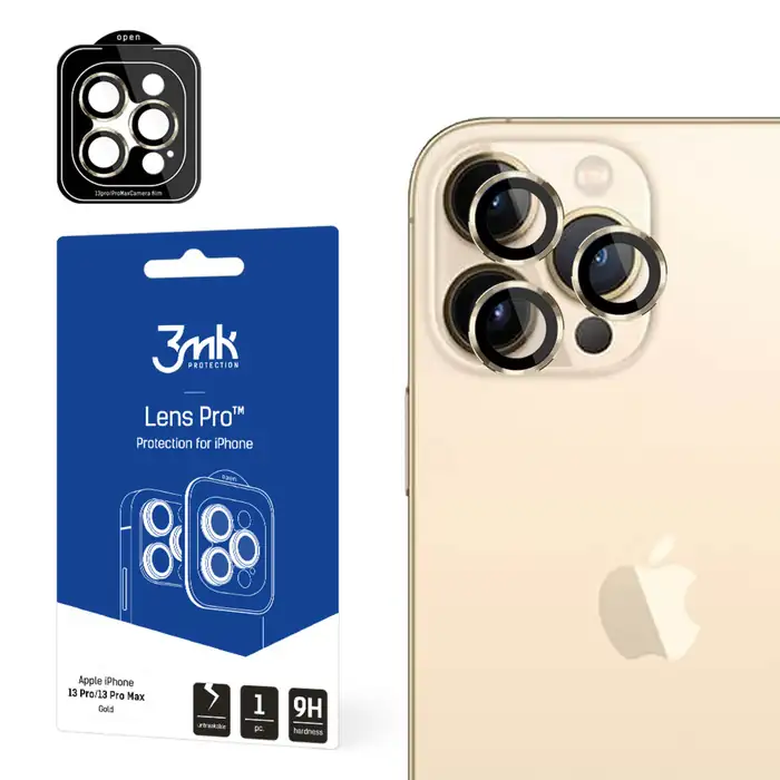 Apple iPhone 13 Pro/13 ProMax-3mk Lens Protect Pro Gold