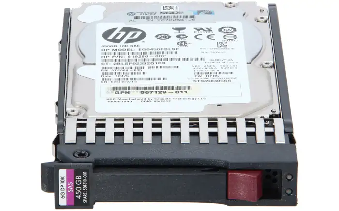 HP 450GB SAS 6G 10K SFF Hard drive 581284-B21