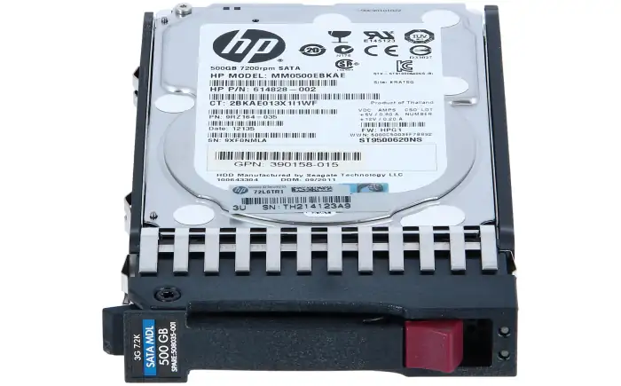 HP 500GB SAS 6G 7.2K SFF Hard drive MM0500FAMYT