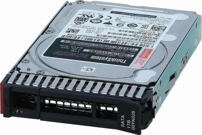 ThinkSystem 2.5in 1TB 7.2K SATA 6Gb Hot Swap 512n HDD 7XB7A00036