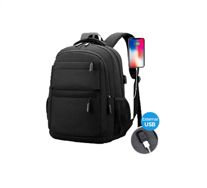 LAPTOP BACKPACK WITH EXTERNAL USB NEW - BPZ2110