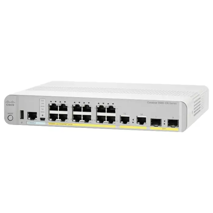 SWITCH ETH 12P CISCO 3560-CX 2xSFP PSU IP-B WS-C3560CX-12PC-S