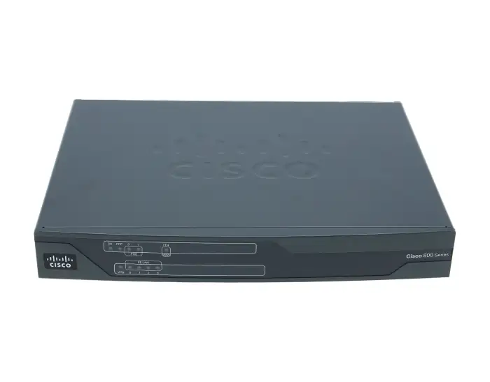ROUTER CISCO 881-K9 1XFE WAN, 4XFE LAN,512D, 256F NO PSU