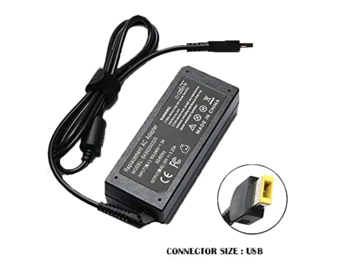 AC ADAPTER REPLACEMENT IBM-LENOVO 20.0V/3.25A/65W (YELLOW SQUARE)