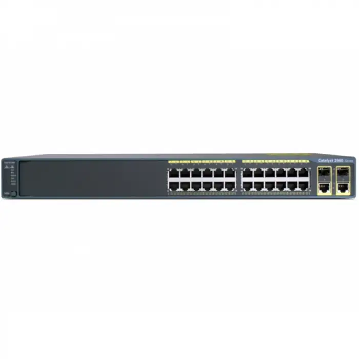SWITCH ETH 24P 100MB 2x1GBE RJ45/SFP CISCO CATALYST 2960 8P x POE WS-C2960-24LC-S