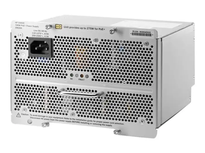 HP 5400R 700W POE+ ZL2 POWER SUPPLY J9828A