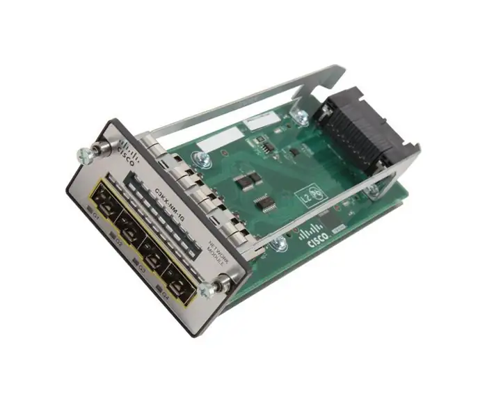 CISCO MODULE 4PORT 1G SFP NETWORK MODULE -C3KX-NM-1G