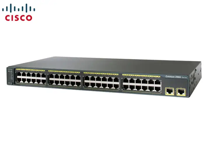 SWITCH ETH 48P 100MB 2x1GBE PORTS CISCO CATALYST 2960