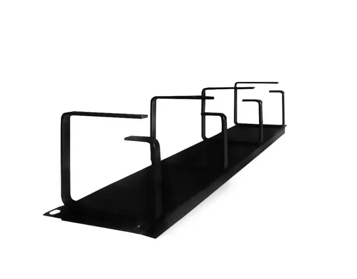 CABLE MANAGER COMMSCOPE 2U 4 HOOK BLACK METAL