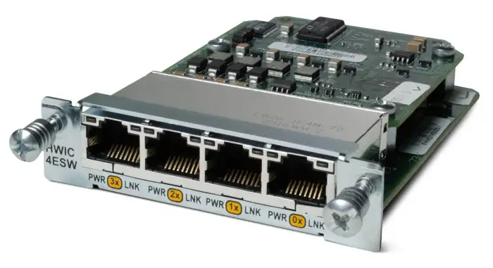 Cisco Four Port 10/100 Ethernet Switch Interface HWIC-4ESW