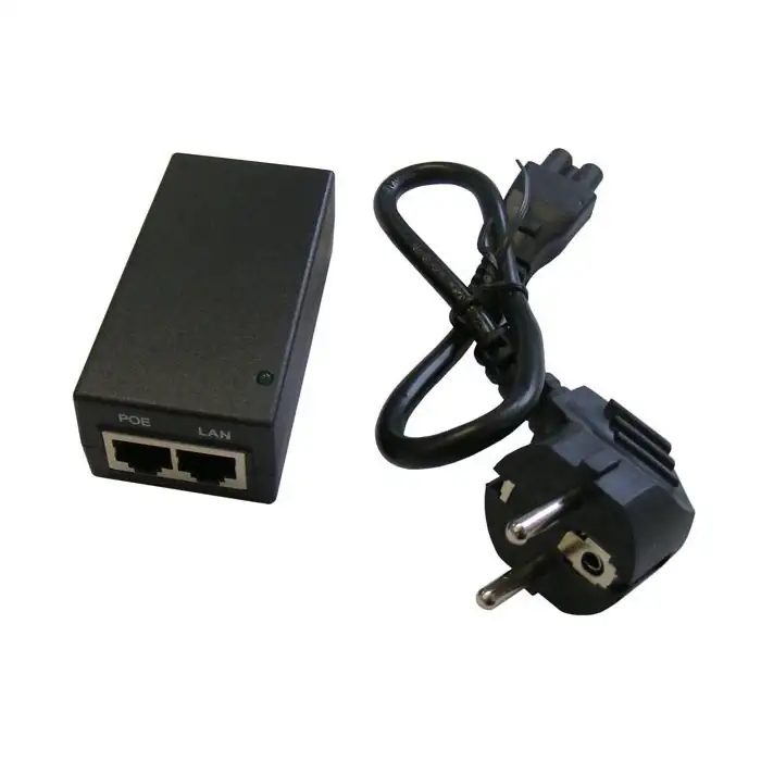 POE INJECTOR 48V 24W GIGABIT BRICK TYPE WITH CABLE ESD PROTECTED NEW