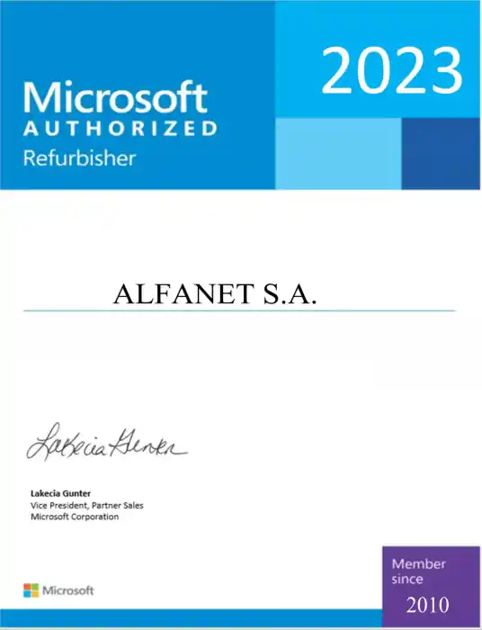 Microsoft Registered Refurbisher Program