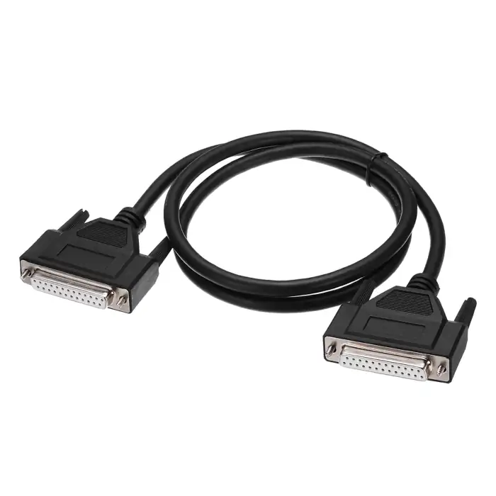 CABLE DB25-DB25 FEMALE 3M BLACK
