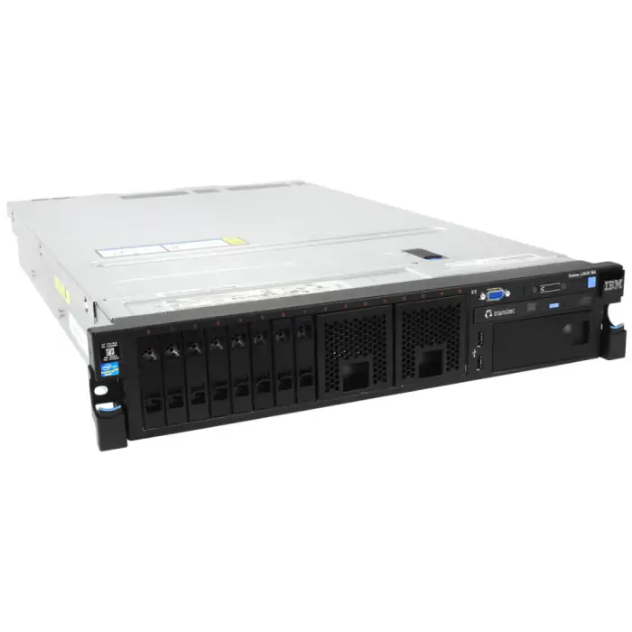 SERVER IBM X3650 M4 8SFF 2xE5-2620/2X4GB/RAID M5110e-512MBw