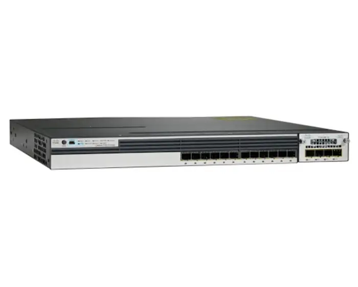 SWITCH ETH OPT 12P 1GBE SFP CISCO 3750X IP BASE (OPTIONAL 10G) WS-C3750X-12S-S