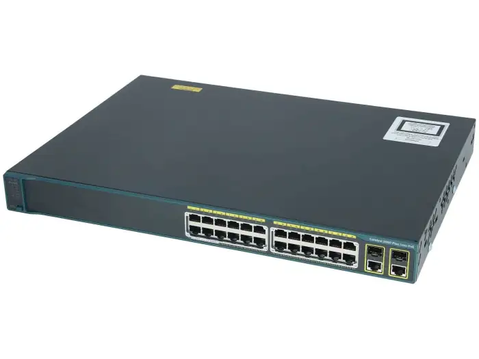 Catalyst 2960 Plus 24 10/100 PoE + 2 T/SFP LAN Base WS-C2960+24PC-L