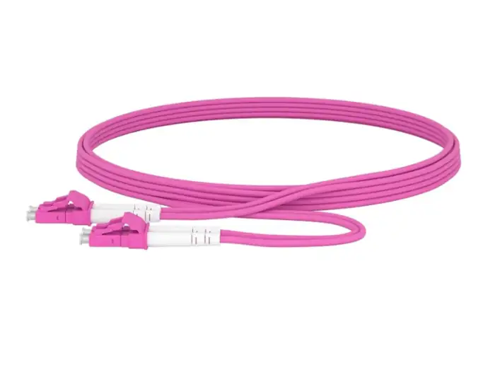 FIBER OPTIC CABLE LC/LC 50/125 OM4 LSZH 2M NEW
