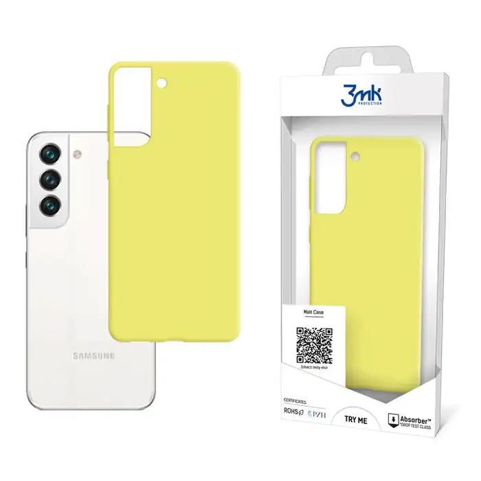 Samsung Galaxy S22 5G - 3mk Matt Case lime